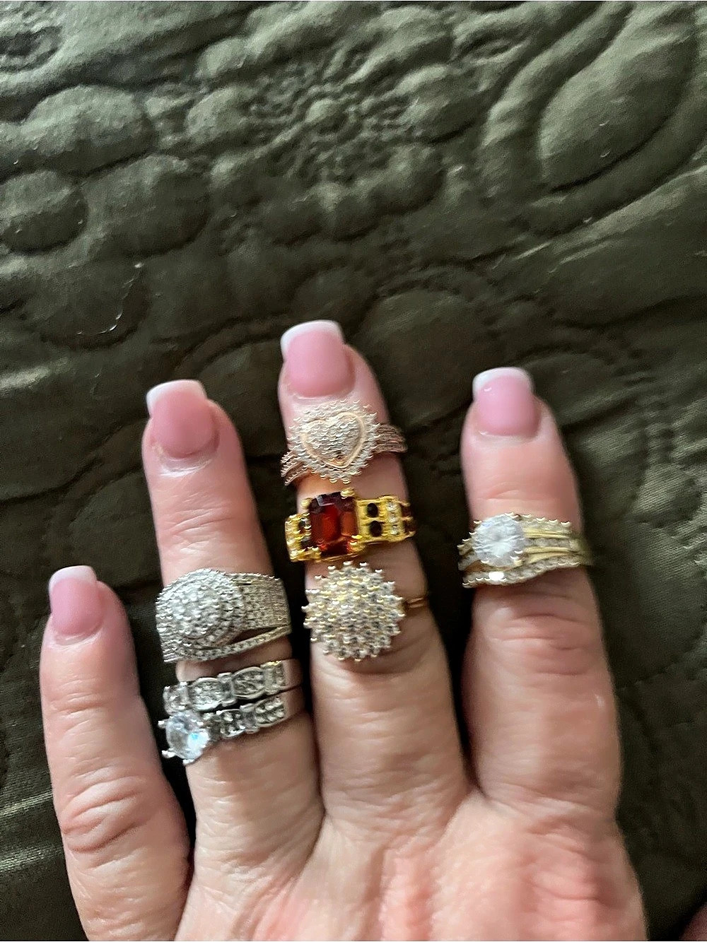 Mixed Metal Statement Rings